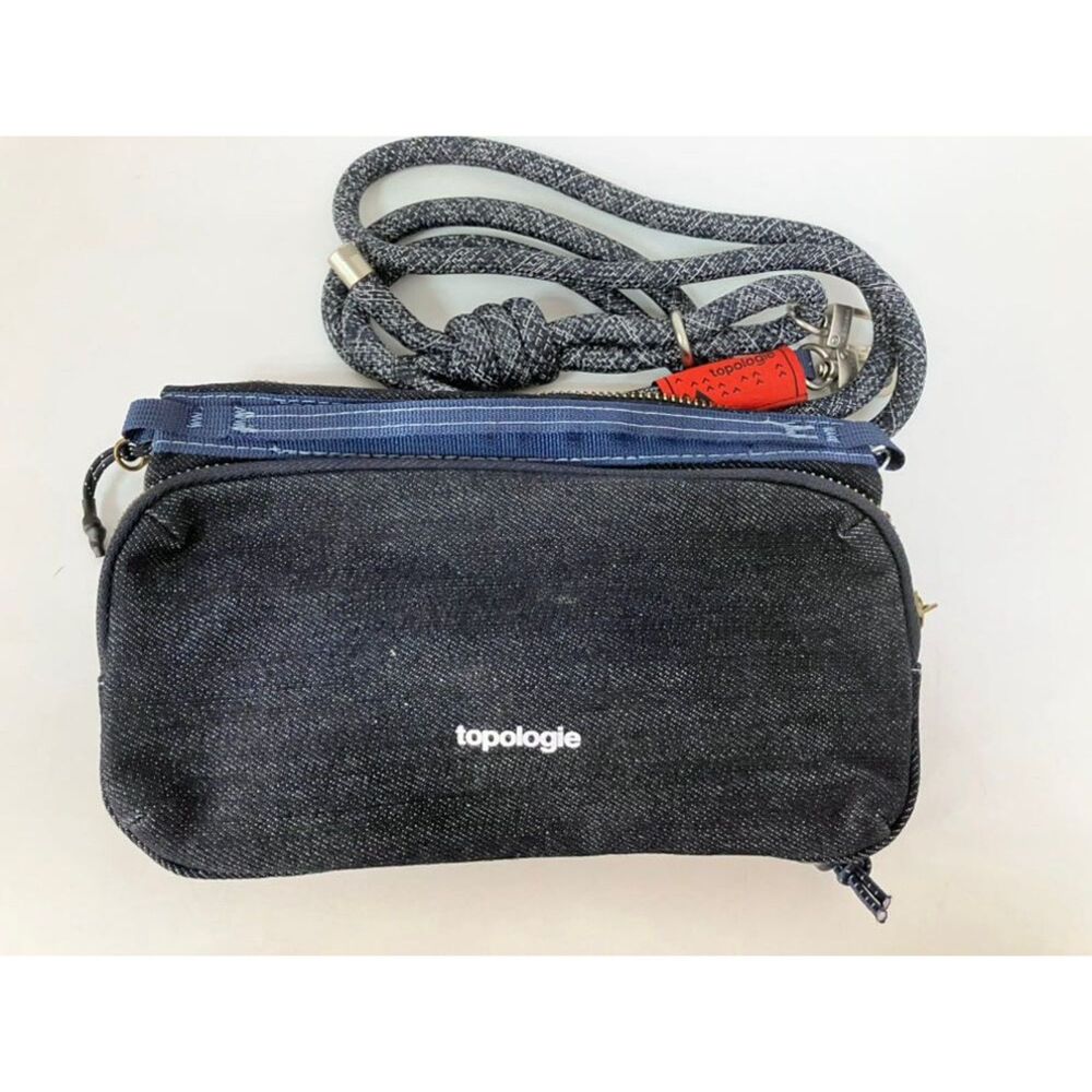 Pre-owned Topologie Denim Crossbody Bag Shoulder Bag Phone Small Bag Unisex